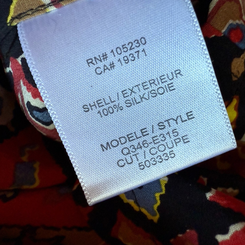 Equipment Multicolor Patterned Blouse - image 4